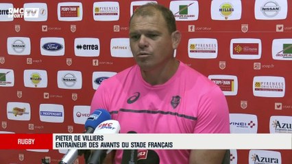 De Villiers (Stade Français) : « On savoure cette victoire »