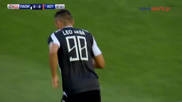 Léo Jabá AMAZING Chance - PAOK vs Asteras Tripolis- 25.08.2018 [HD]