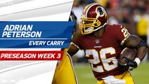 Every Peterson carry | Preseason Week 3