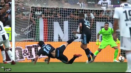 ملخص مباراة يوفنتوس ولاتسيو 2-0 - الحظ يُعاند رونالدو  25-8-2018