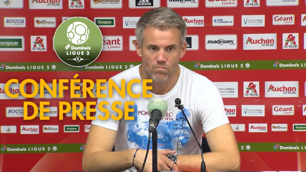 Conférence de presse AC Ajaccio - FC Lorient (0-0) : Olivier PANTALONI (ACA) - Mickaël LANDREAU (FCL) - 2018/2019