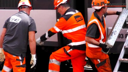Déraillement à la gare Saint-Charles de Marseille : les opérations de relevage ont débuté