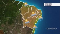 Previsão Nordeste – Chuva no litoral leste