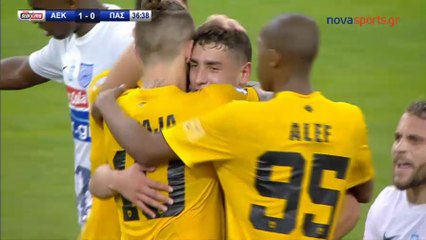 1-0 Ezequiel Ponce Goal - AEK Athens FC 1-0 PAS Giannina- 25.08.2018 [HD] (37')