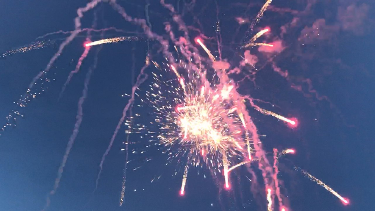 Feux d’artifice au dîner de la digue