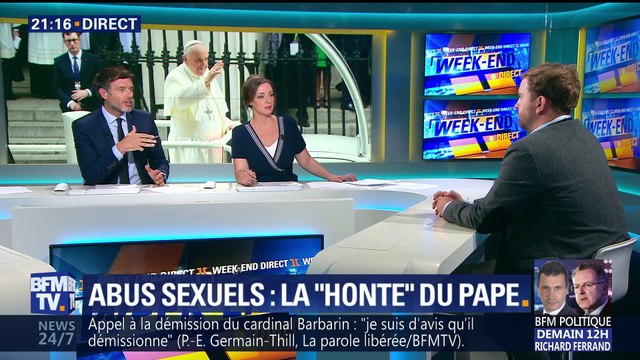 Abus sexuel: le Pape évoque sa honte (1/3)