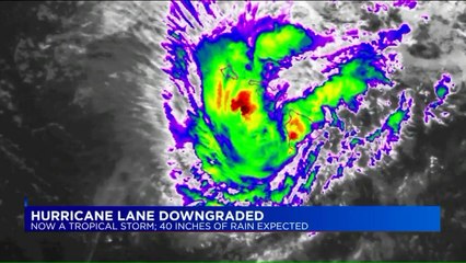Hawaii `Dodged a Bullet` as Hurricane Lane Downgrades to Tropical Storm
