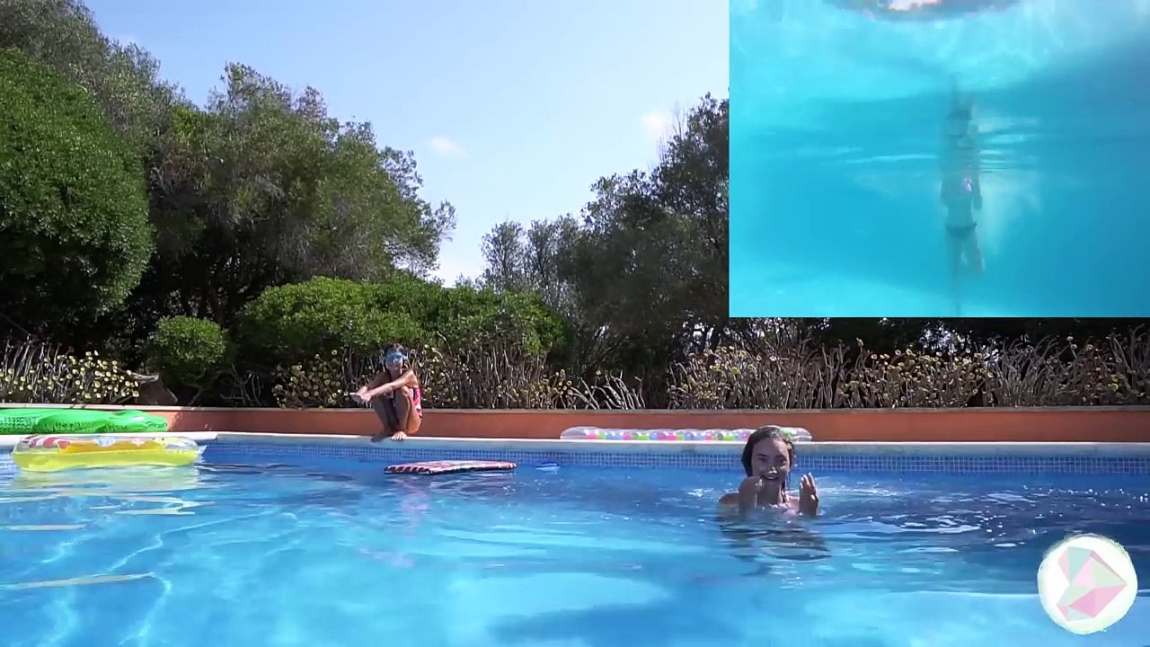 Pool Spring Challenge / Wer bekommt es besser hin? / kinder_sein / FRAU_SEIN