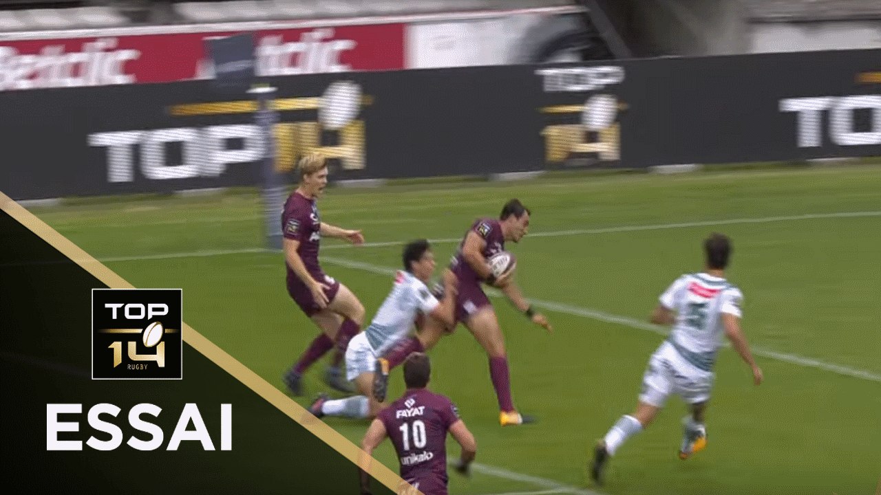 TOP 14 - Essai Nans DUCUING 1 (UBB) - Bordeaux-Bègles - Pau - J1 - Saison 2018/2019