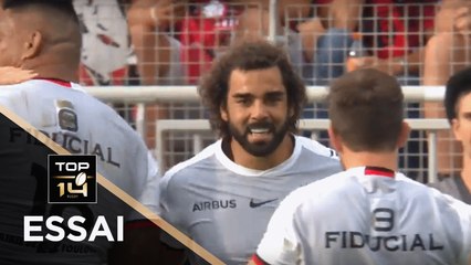 TOP 14 - Essai Yoann HUGET (ST) - Lyon - Toulouse - J1 - Saison 2018/2019