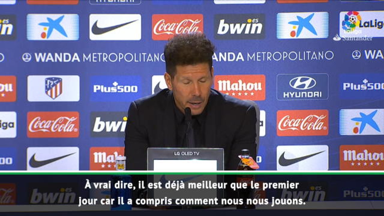 2e j. - Simeone : "Lemar est important et va encore progresser"