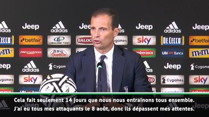 2e j. - Allegri: "Ronaldo apprend le jeu italien et ses coéquipiers"