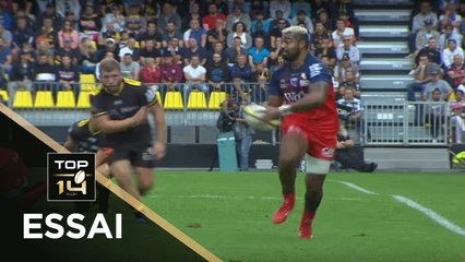 TOP 14 - Essai Lolagi VISINIA (FCG) - La Rochelle - Grenoble - J1 - Saison 2018/2019