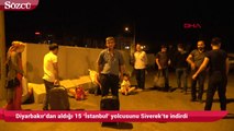 Diyarbakır’dan aldığı 15 ‘İstanbul’ yolcusunu Siverek’te indirdi