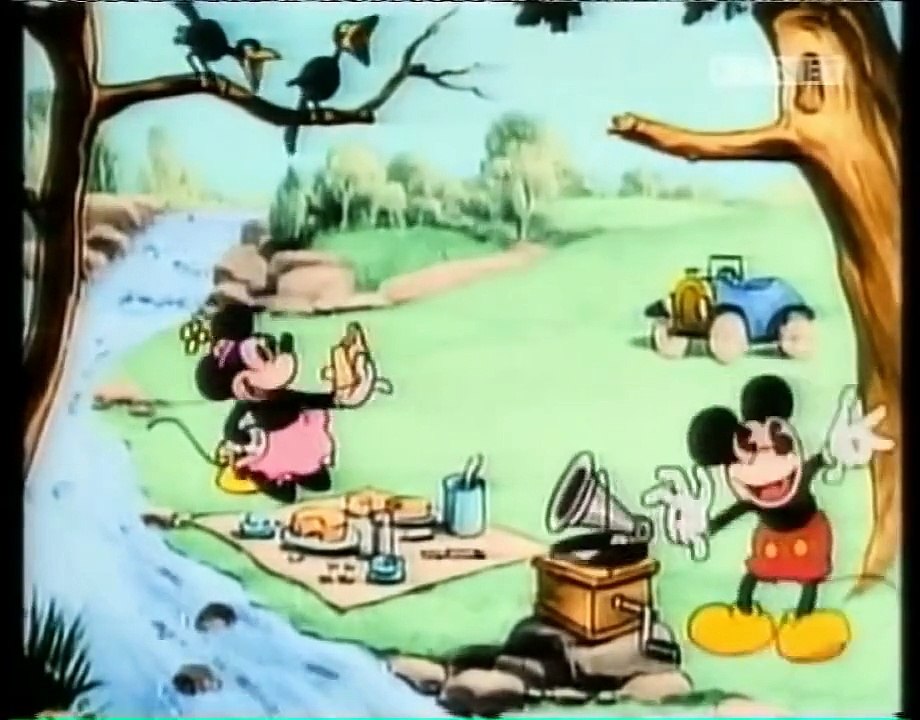 Mickey Mouse The Picnic  1930 color