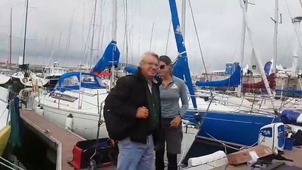 Visite du village de départ de la Solitaire du Figaro