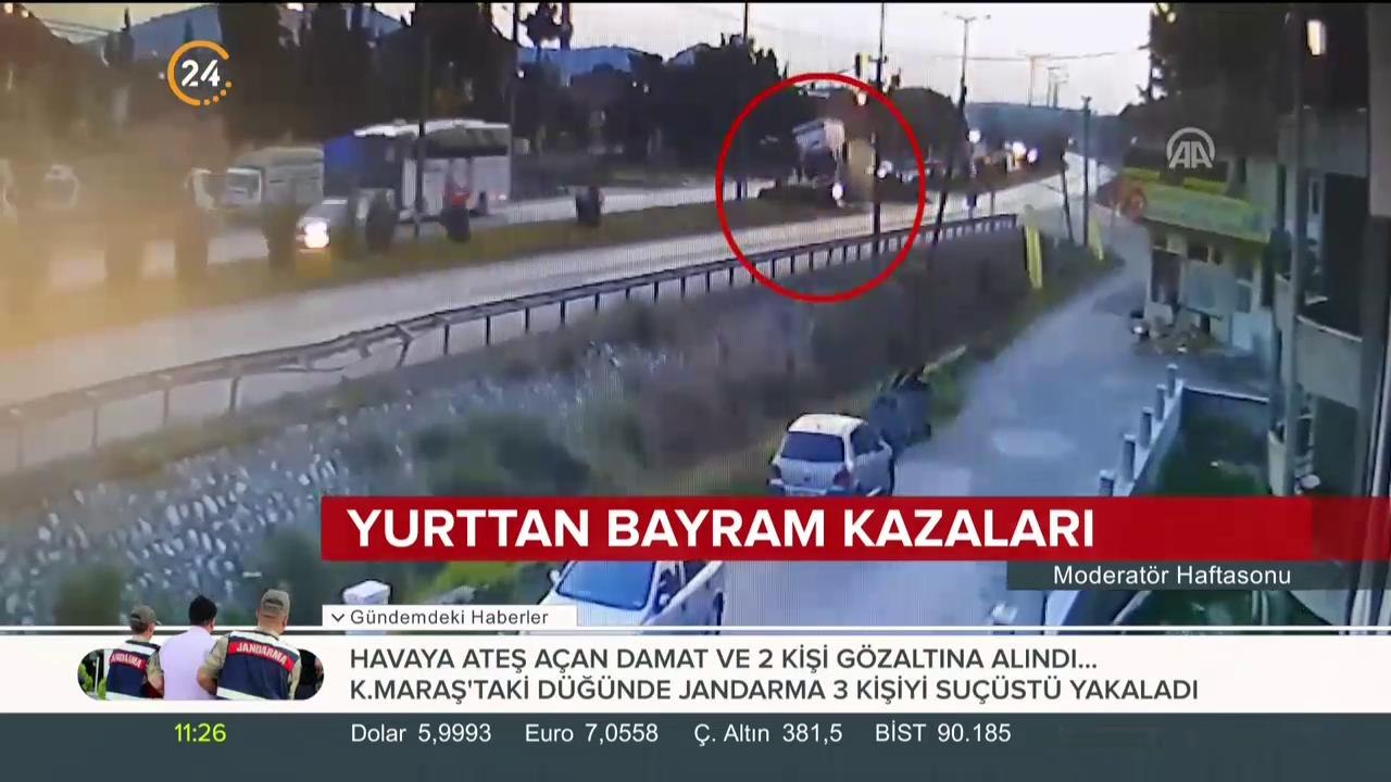 Bayramda kazalar arttı