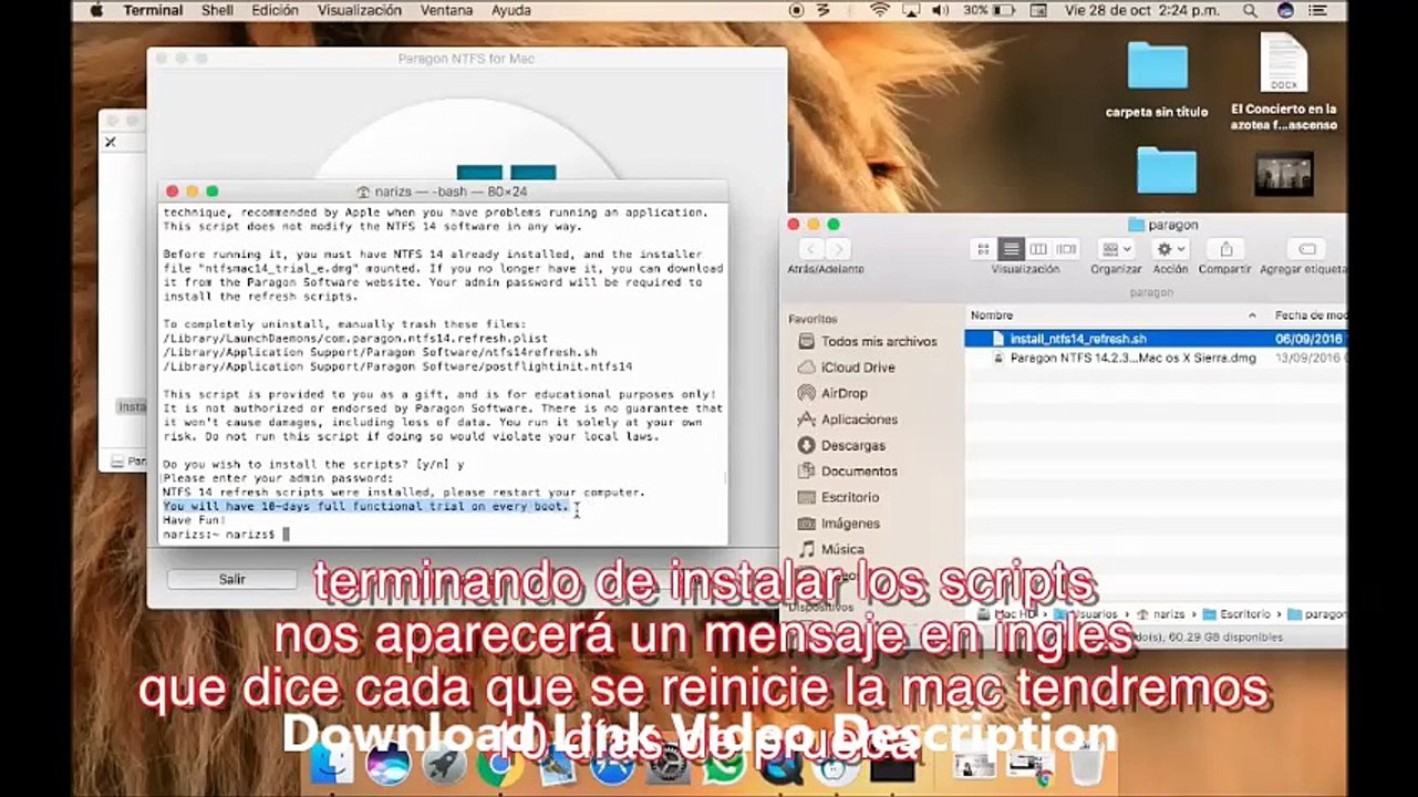 Paragon NTFS Mac 15.2.319 Serial Key 2019