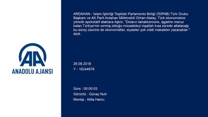 'Türkiye'nin direnişi mazlum coğrafyaya ilham kaynağı olacak' - ARDAHAN