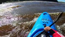 Breathtaking POV clip shows kayaker run 100-foot waterfall