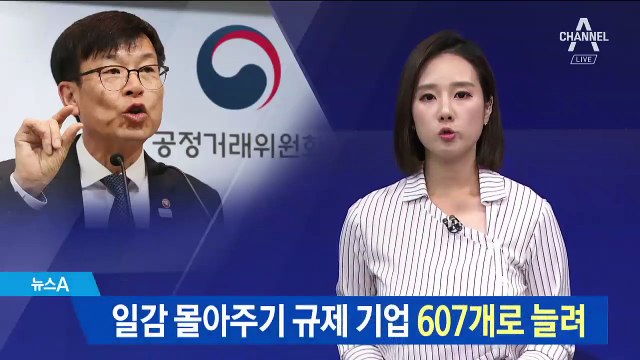 일감 몰아주기 규제 기업 231→607개로 늘어