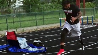 After a car accident took his left leg in 2016, former NFL running back Isaiah Pead is training to become a Paralympian.