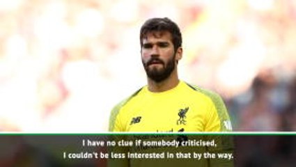 Criticism in England? - Klopp discusses Alisson price tag