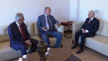 Cumhurbaşkanı Erdoğan, Meclis Başkanı Binali Yıldırım ve MHP Genel Başkanı Devlet Bahçeli ile Bir...