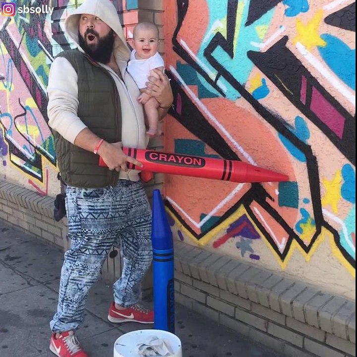 Hahaha! Urgulligt och roligt på samma gång  Tagga en tokig pappa 