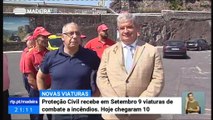 Chegada de Novas Viaturas de Combate a Incêndios através do Ferry