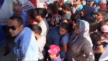 Manisa'da Kahramanmaraş Dondurma Festivali'nde bedava dondurma kuyruğu metrelerce uzadı