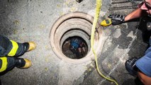 Crews Rescue Man Trapped Overnight In A Sewer System