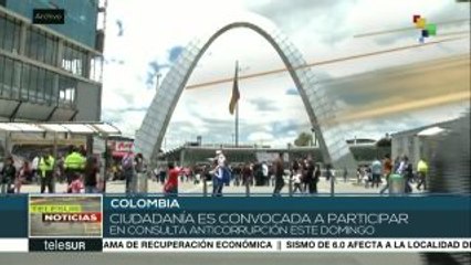 Realizan este domingo consulta popular anticorrupción en Colombia