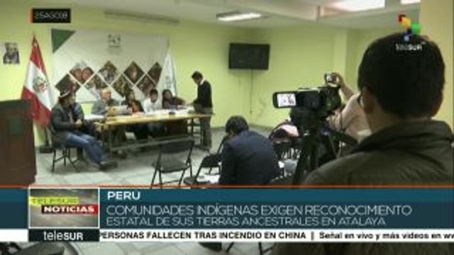 Perú: comunidades indígenas exigen respeto a derechos territoriales