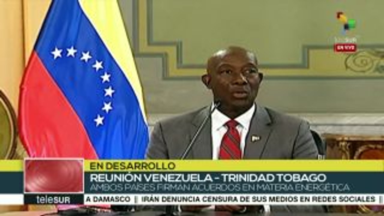 Venezuela y Trinidad y Tobago firman acuerdo para explotación del gas