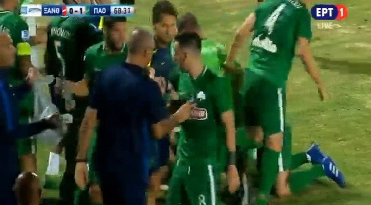 Giannis Bouzoukis Goal HD -  Xanthi FC 0 - 1	 Panathinaikos 26.0.2018 HD
