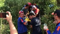 Bursa'da yamaç paraşütü sert iniş yaptı: 1 yaralı