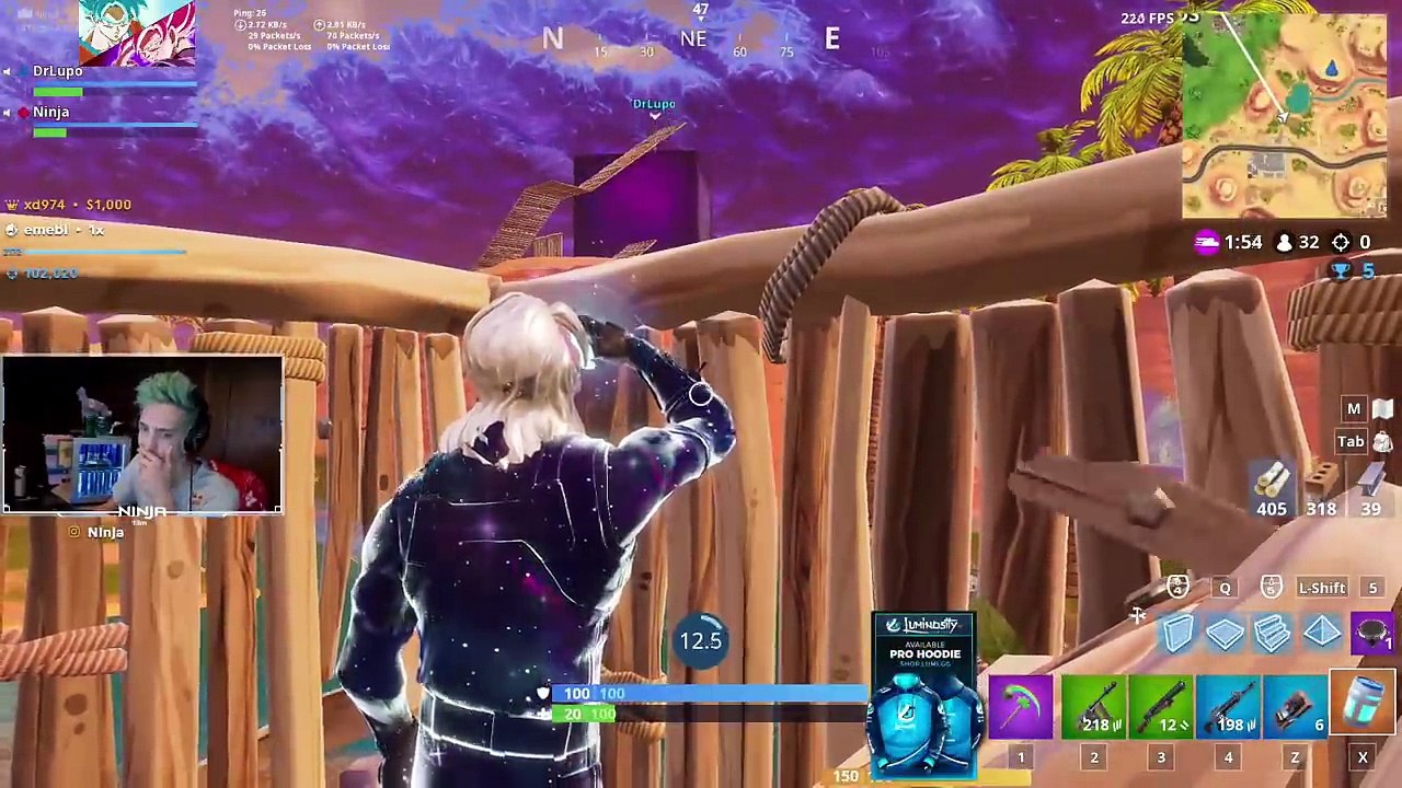 Ninja WINNING $32,000 on Stream! INSANE Fortnite Tournament