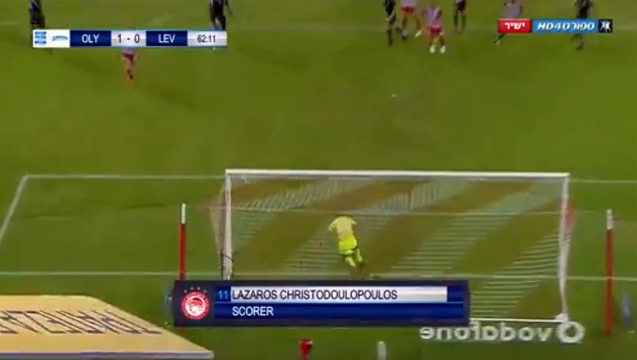 Lazaros Christodoulopoulos Goal HD - Olympiakos Piraeus	1-0	Levadiakos 26.08.2018