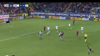 Marlon Red Card - Cagliari vs Sassuolo  2-1  26.08.2018 (HD)