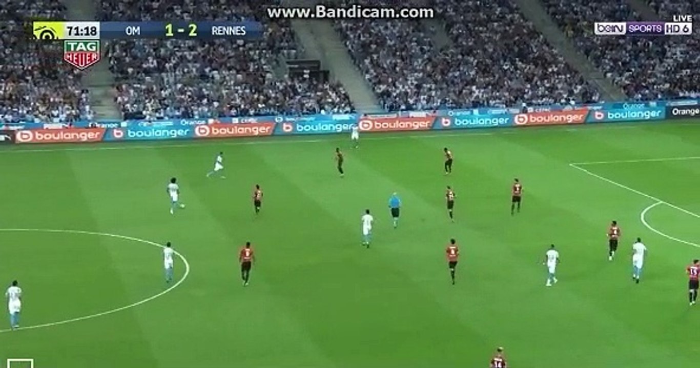 Ramy Bensebaini Own Goal HD - Marseille 2-2 Renne 26.08.2018