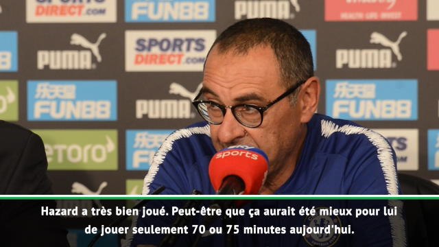 3e j. - Sarri aurait préféré faire souffler Hazard
