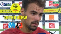 Interview de fin de match : Olympique de Marseille - Stade Rennais FC (2-2)  - Résumé - (OM-SRFC) / 2018-19