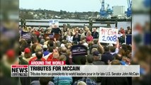 Tributes from ex-presidents to world leaders pour in for late U.S. Senator John McCain