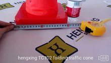 Hengxing TC102 retractable reflective folding traffic cone
