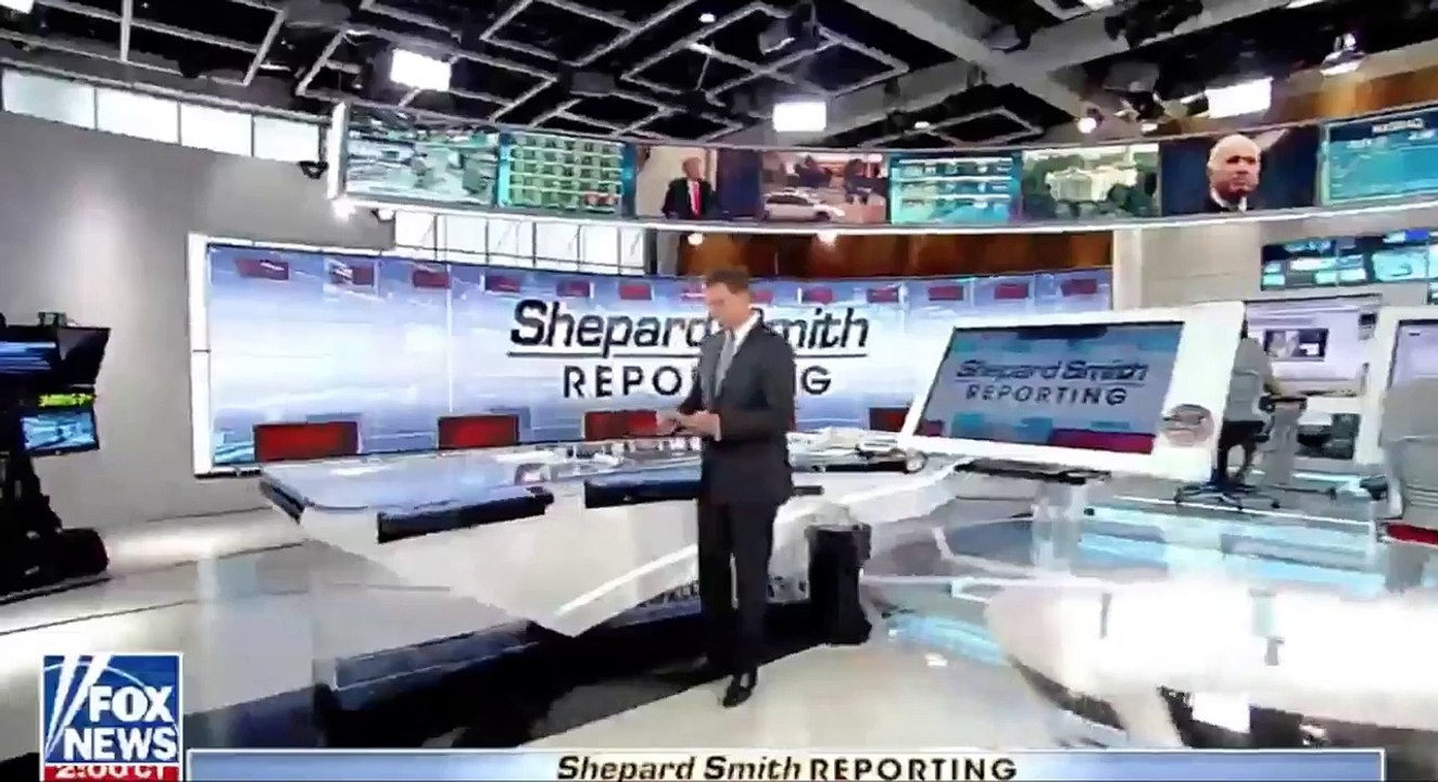 Shep Smith in 'disbelief' at Trump John McCain attitude Melania 'Sheepish'