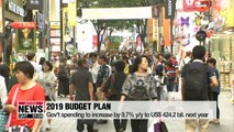 South Korean government laids out blueprint for 2019 national budget