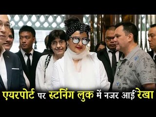 Rekha Ganesan पहुंची एयरपोर्ट पर