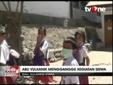 Abu Vulkanik Gunung Karangetang Ganggu Kegiatan Siswa