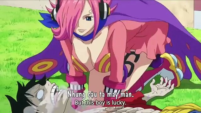Chị gái Sanji, Reiju hút độc cho Luffy One piece tập 785
